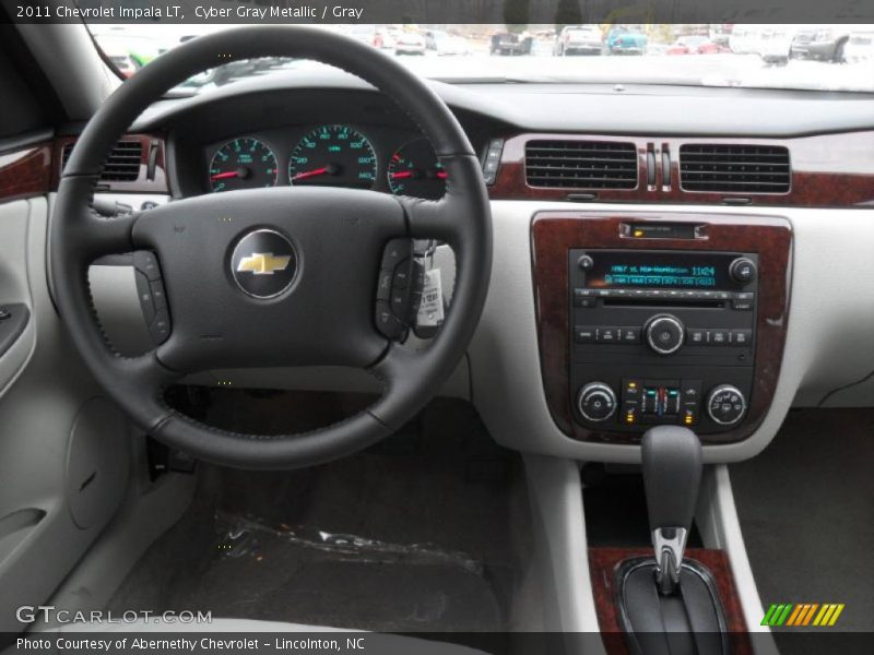 Cyber Gray Metallic / Gray 2011 Chevrolet Impala LT