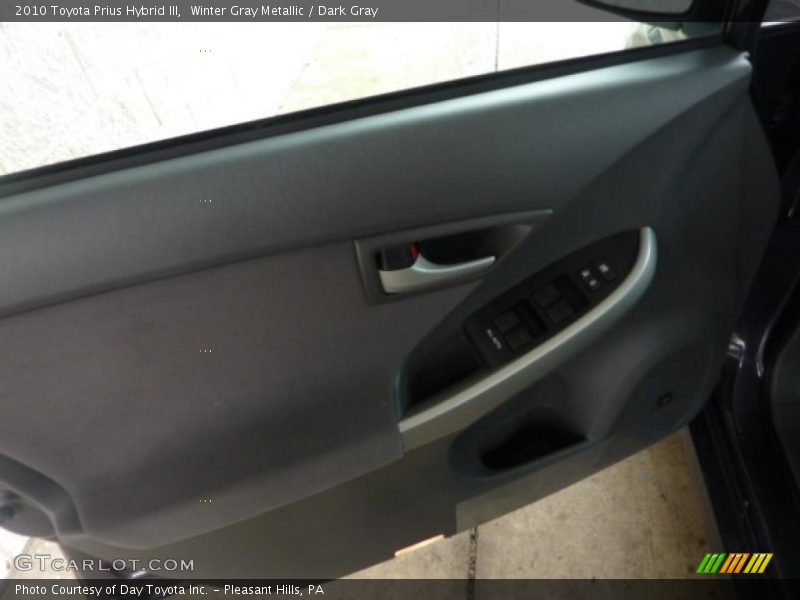 Winter Gray Metallic / Dark Gray 2010 Toyota Prius Hybrid III
