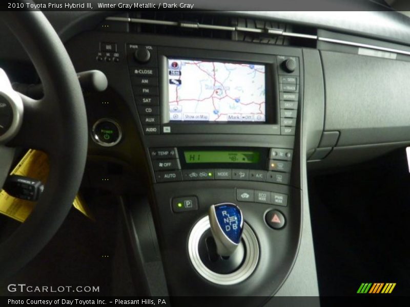 Winter Gray Metallic / Dark Gray 2010 Toyota Prius Hybrid III