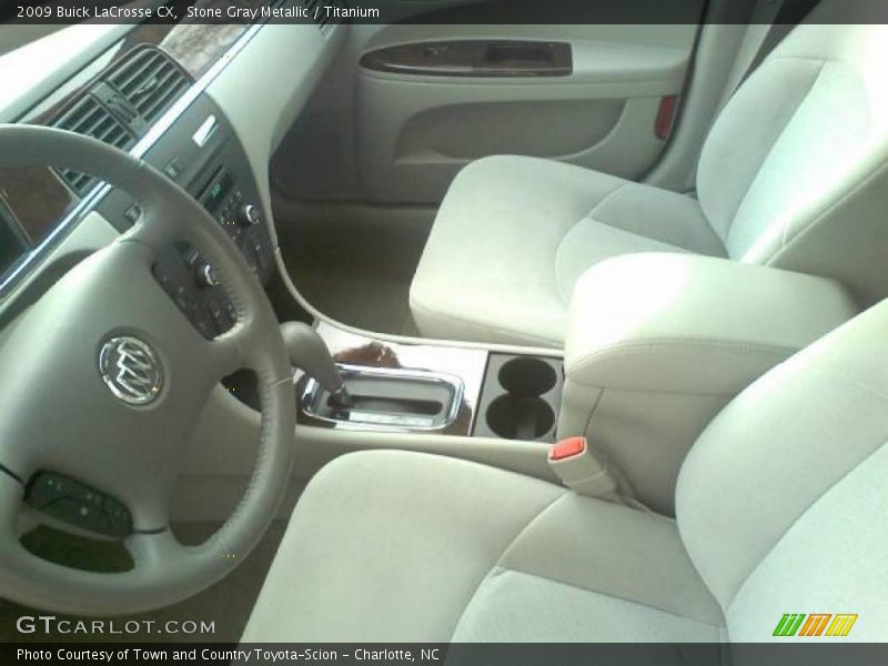 Stone Gray Metallic / Titanium 2009 Buick LaCrosse CX