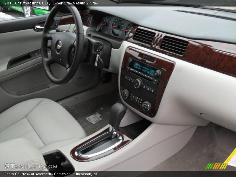 Cyber Gray Metallic / Gray 2011 Chevrolet Impala LT