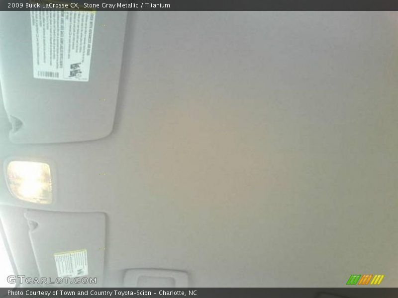 Stone Gray Metallic / Titanium 2009 Buick LaCrosse CX