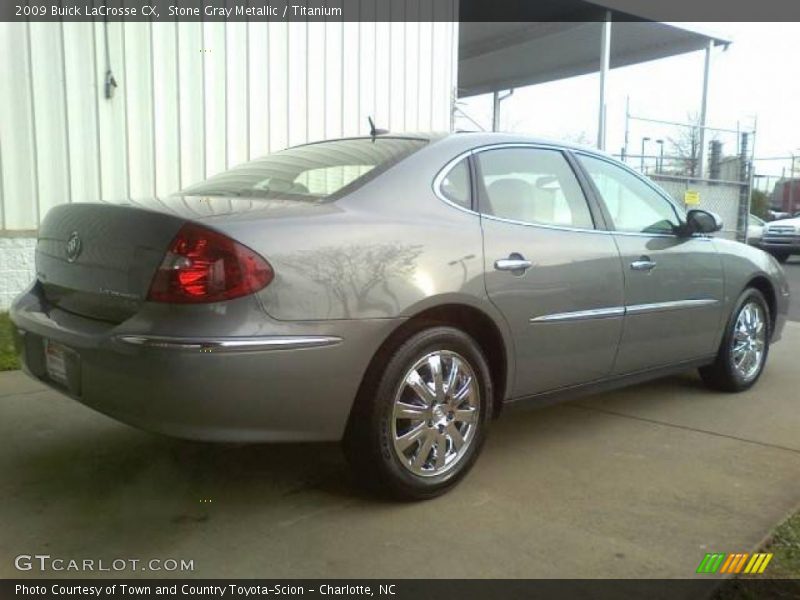 Stone Gray Metallic / Titanium 2009 Buick LaCrosse CX