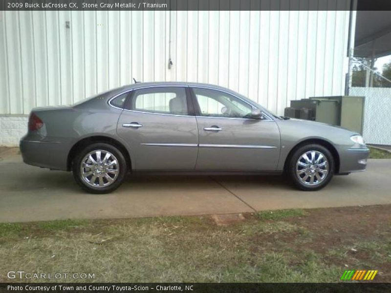 Stone Gray Metallic / Titanium 2009 Buick LaCrosse CX