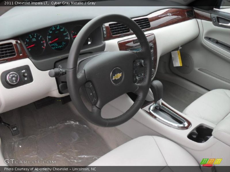 Cyber Gray Metallic / Gray 2011 Chevrolet Impala LT