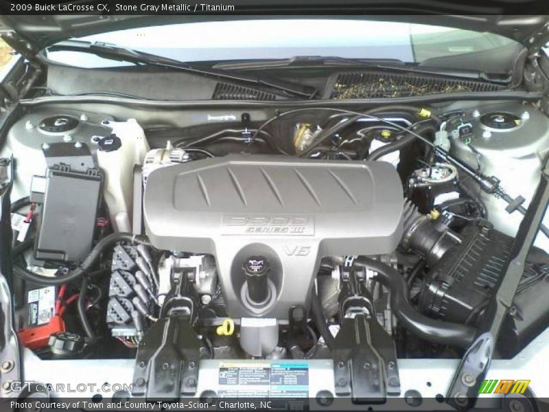 Stone Gray Metallic / Titanium 2009 Buick LaCrosse CX