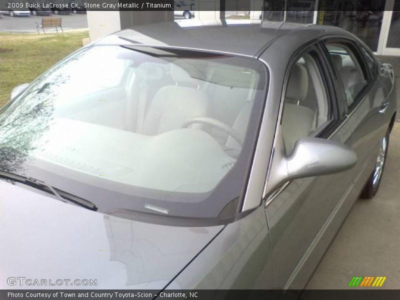 Stone Gray Metallic / Titanium 2009 Buick LaCrosse CX