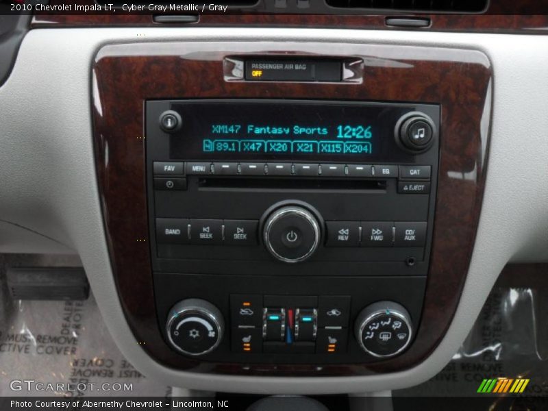 Cyber Gray Metallic / Gray 2010 Chevrolet Impala LT