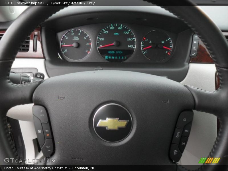 Cyber Gray Metallic / Gray 2010 Chevrolet Impala LT
