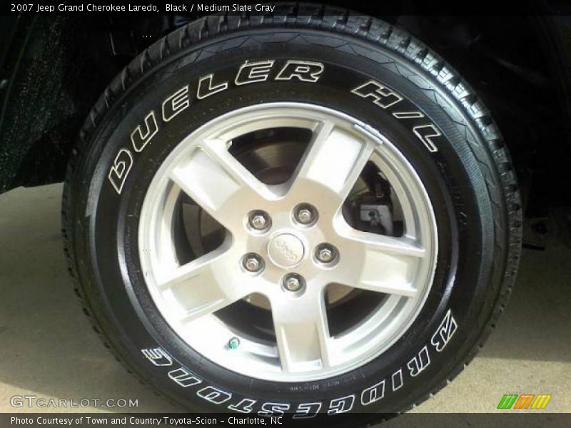 Black / Medium Slate Gray 2007 Jeep Grand Cherokee Laredo