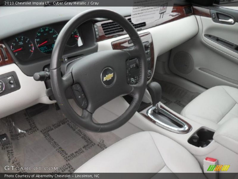 Cyber Gray Metallic / Gray 2010 Chevrolet Impala LT