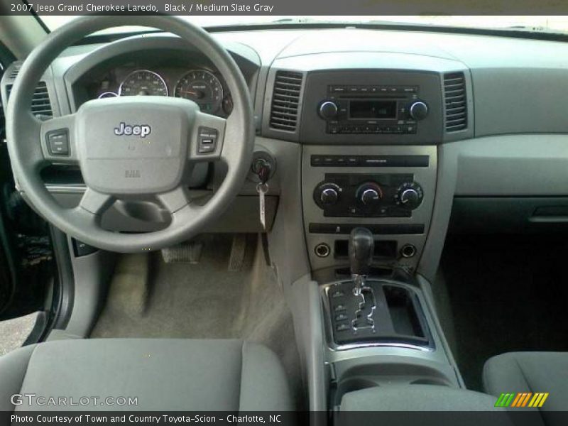 Black / Medium Slate Gray 2007 Jeep Grand Cherokee Laredo