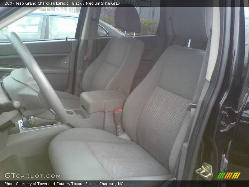 Black / Medium Slate Gray 2007 Jeep Grand Cherokee Laredo