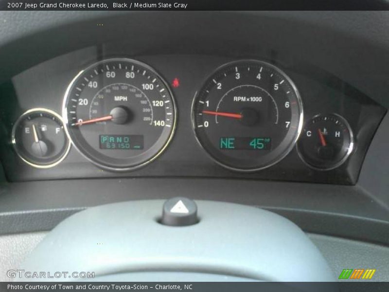 Black / Medium Slate Gray 2007 Jeep Grand Cherokee Laredo