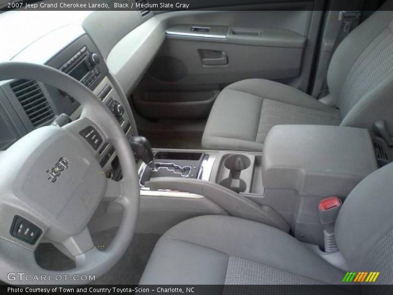 Black / Medium Slate Gray 2007 Jeep Grand Cherokee Laredo