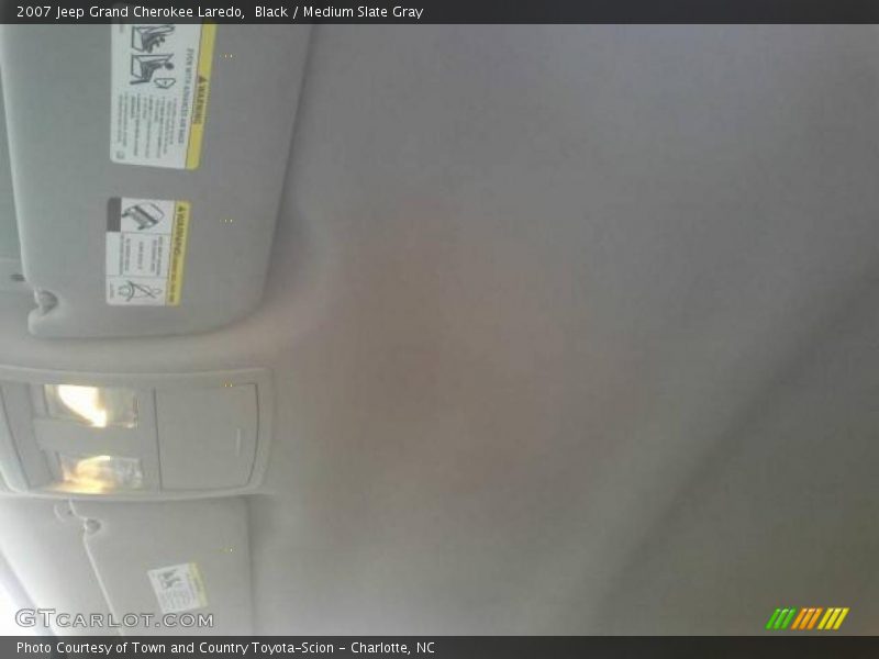 Black / Medium Slate Gray 2007 Jeep Grand Cherokee Laredo