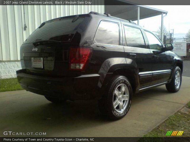 Black / Medium Slate Gray 2007 Jeep Grand Cherokee Laredo