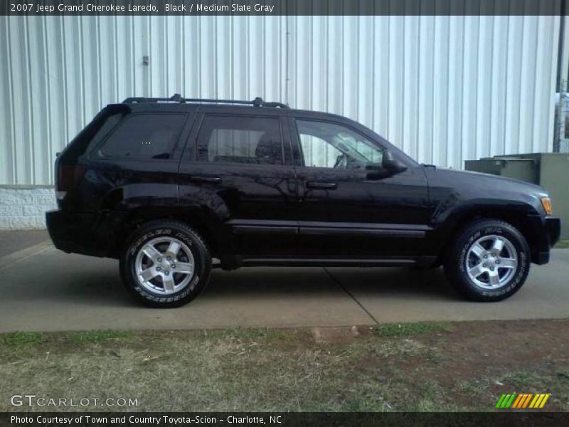 Black / Medium Slate Gray 2007 Jeep Grand Cherokee Laredo