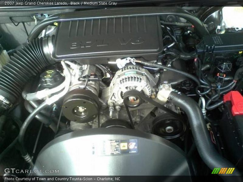 Black / Medium Slate Gray 2007 Jeep Grand Cherokee Laredo