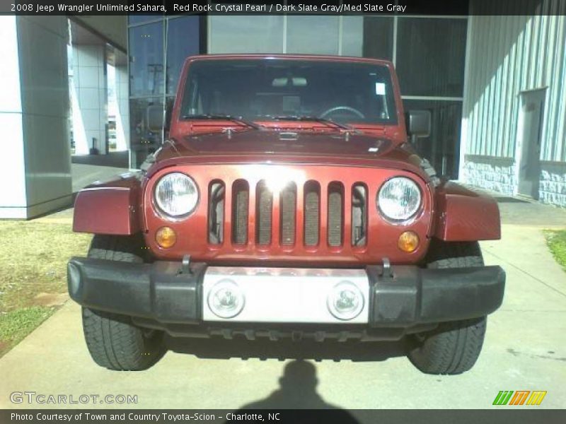 Red Rock Crystal Pearl / Dark Slate Gray/Med Slate Gray 2008 Jeep Wrangler Unlimited Sahara