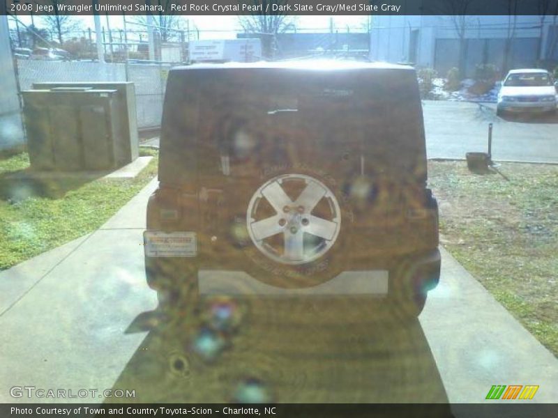 Red Rock Crystal Pearl / Dark Slate Gray/Med Slate Gray 2008 Jeep Wrangler Unlimited Sahara