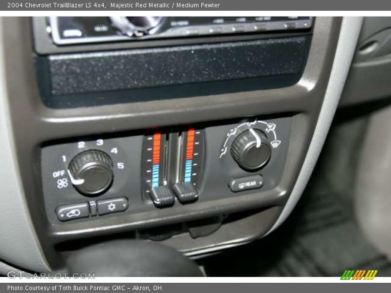 Majestic Red Metallic / Medium Pewter 2004 Chevrolet TrailBlazer LS 4x4
