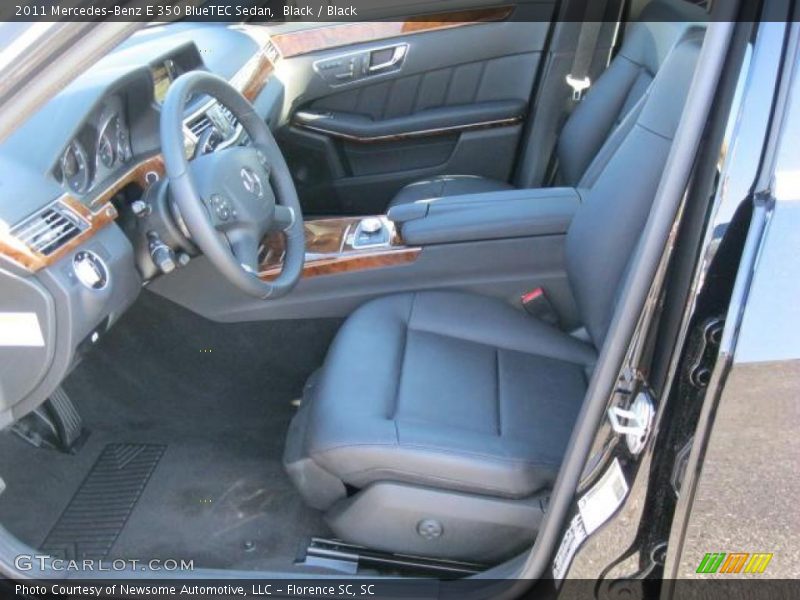 2011 E 350 BlueTEC Sedan Black Interior