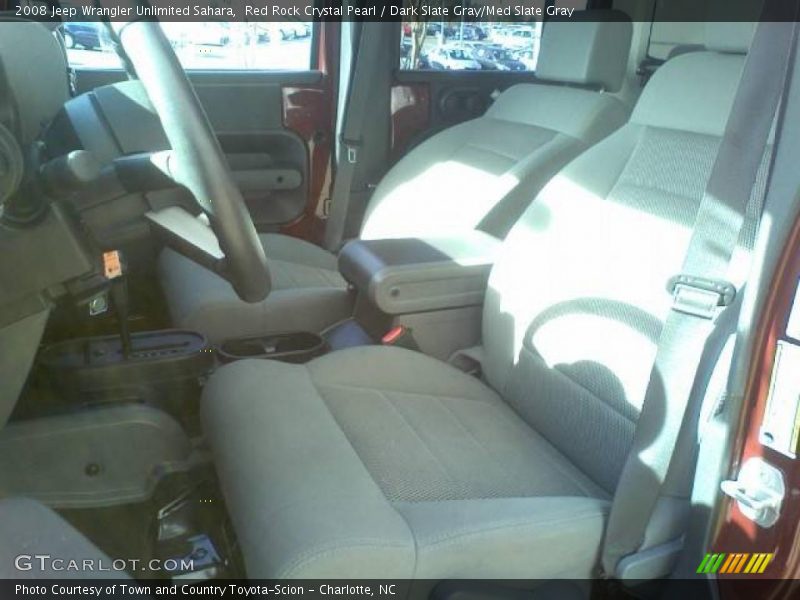 Red Rock Crystal Pearl / Dark Slate Gray/Med Slate Gray 2008 Jeep Wrangler Unlimited Sahara
