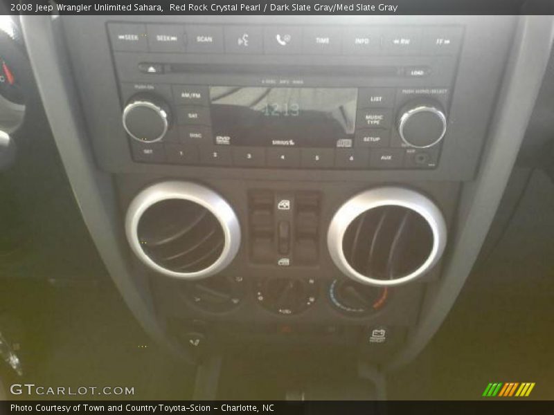 Red Rock Crystal Pearl / Dark Slate Gray/Med Slate Gray 2008 Jeep Wrangler Unlimited Sahara