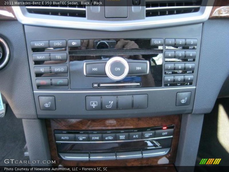 Controls of 2011 E 350 BlueTEC Sedan