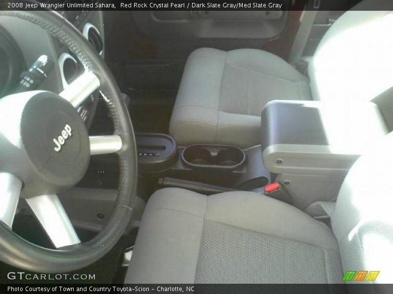 Red Rock Crystal Pearl / Dark Slate Gray/Med Slate Gray 2008 Jeep Wrangler Unlimited Sahara