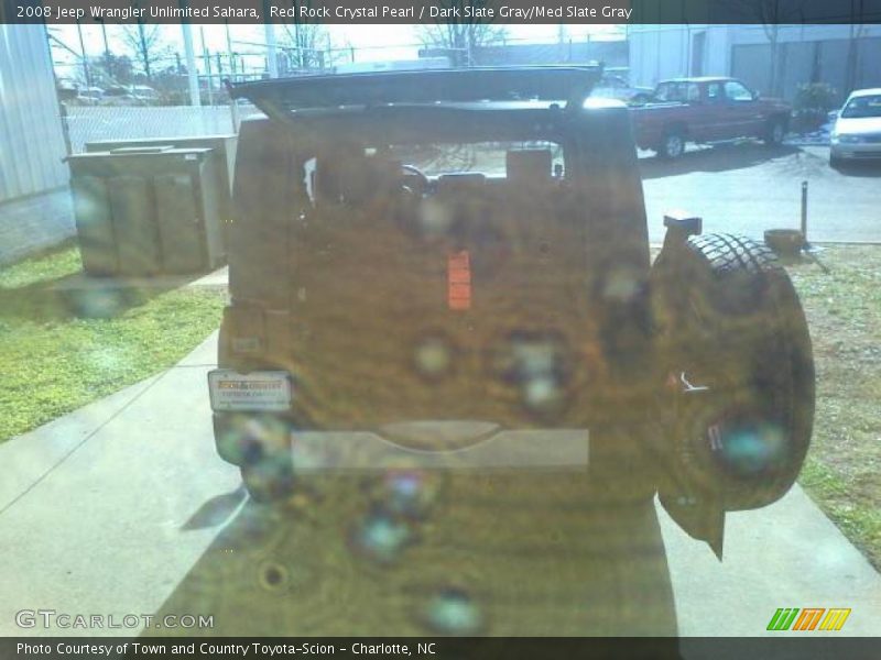 Red Rock Crystal Pearl / Dark Slate Gray/Med Slate Gray 2008 Jeep Wrangler Unlimited Sahara