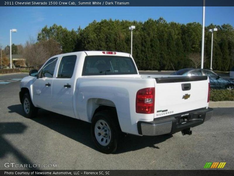 Summit White / Dark Titanium 2011 Chevrolet Silverado 1500 Crew Cab