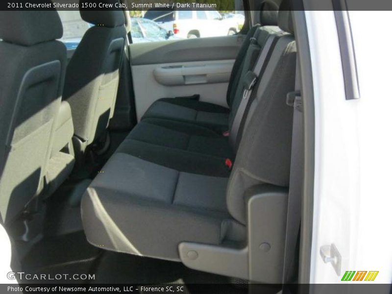 Summit White / Dark Titanium 2011 Chevrolet Silverado 1500 Crew Cab