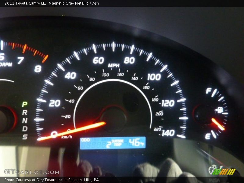 Magnetic Gray Metallic / Ash 2011 Toyota Camry LE