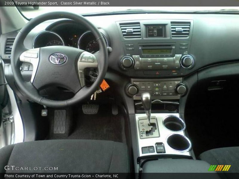 Dashboard of 2009 Highlander Sport