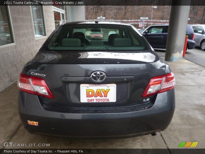 Magnetic Gray Metallic / Ash 2011 Toyota Camry LE