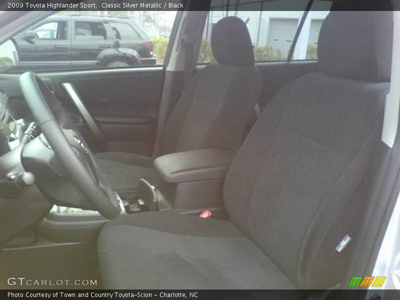 Classic Silver Metallic / Black 2009 Toyota Highlander Sport
