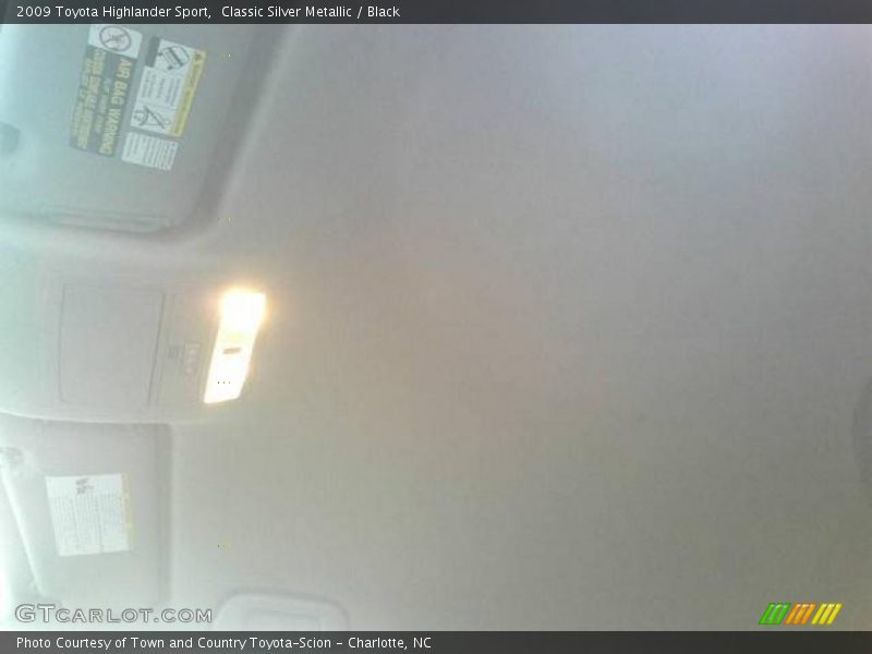 Classic Silver Metallic / Black 2009 Toyota Highlander Sport