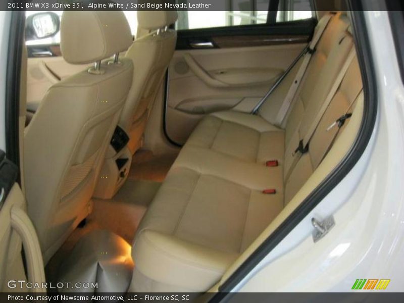  2011 X3 xDrive 35i Sand Beige Nevada Leather Interior