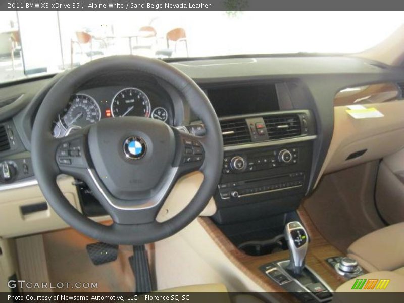 Dashboard of 2011 X3 xDrive 35i