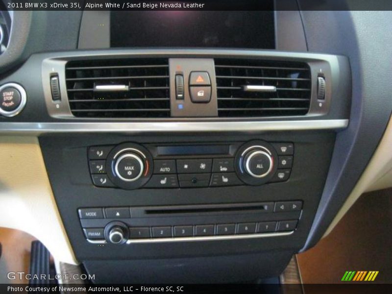 Controls of 2011 X3 xDrive 35i
