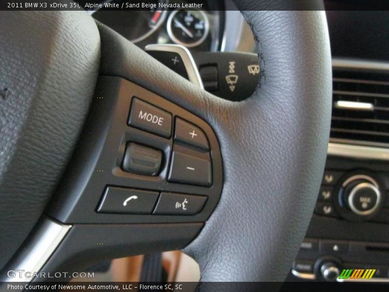 Controls of 2011 X3 xDrive 35i
