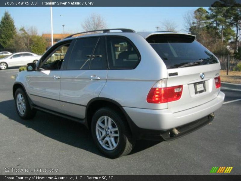 Titanium Silver Metallic / Grey 2006 BMW X5 3.0i