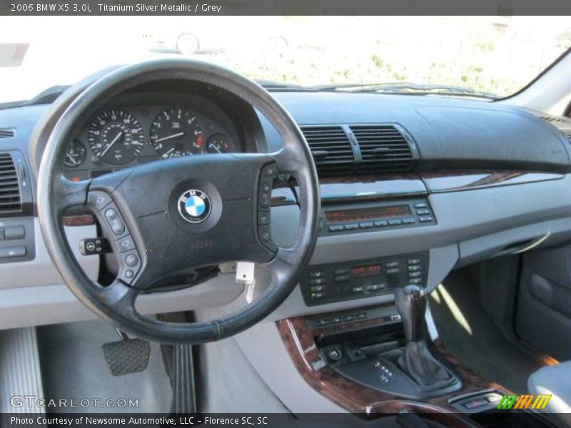 Titanium Silver Metallic / Grey 2006 BMW X5 3.0i