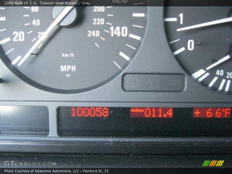 Titanium Silver Metallic / Grey 2006 BMW X5 3.0i