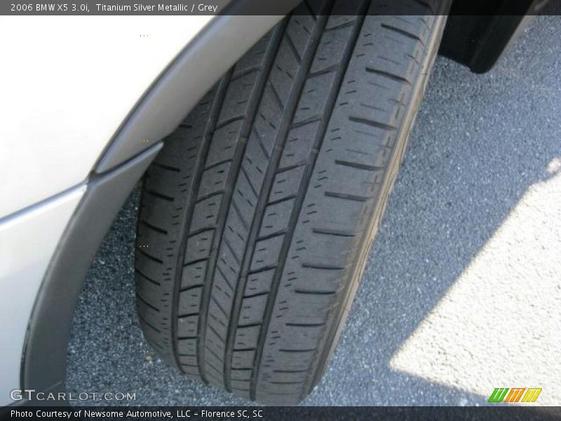 Titanium Silver Metallic / Grey 2006 BMW X5 3.0i
