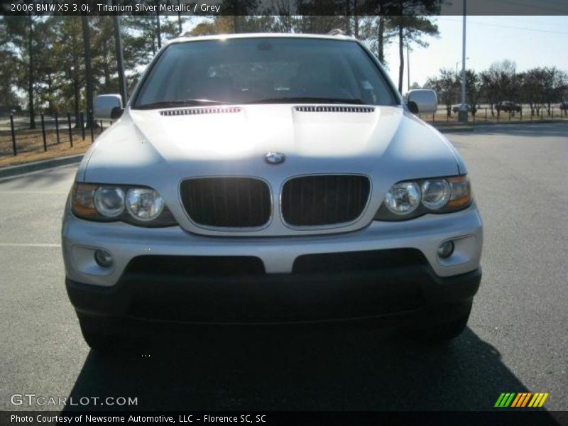 Titanium Silver Metallic / Grey 2006 BMW X5 3.0i