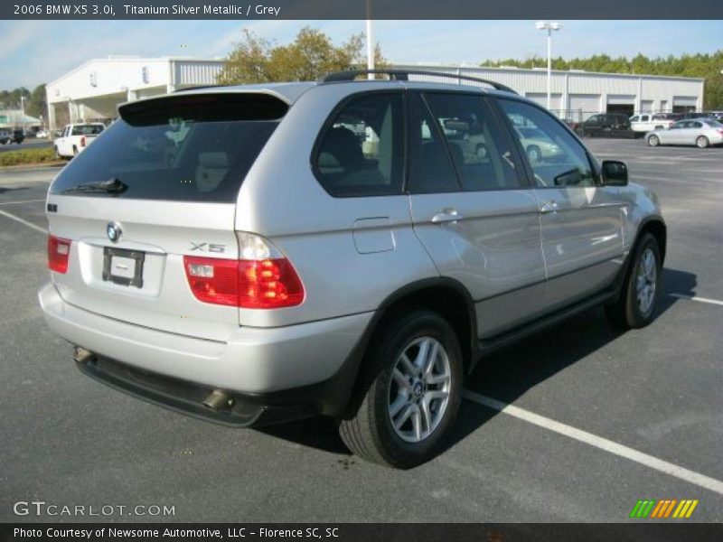 Titanium Silver Metallic / Grey 2006 BMW X5 3.0i