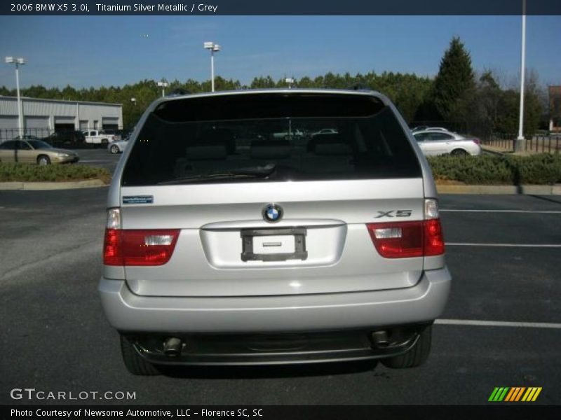 Titanium Silver Metallic / Grey 2006 BMW X5 3.0i